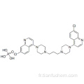 Phosphate de 4,4 &#39;- (1,3-propanediyldi-4,1-pipérazinediyl) bis (7-chloroquinoléine) CAS 85547-56-4